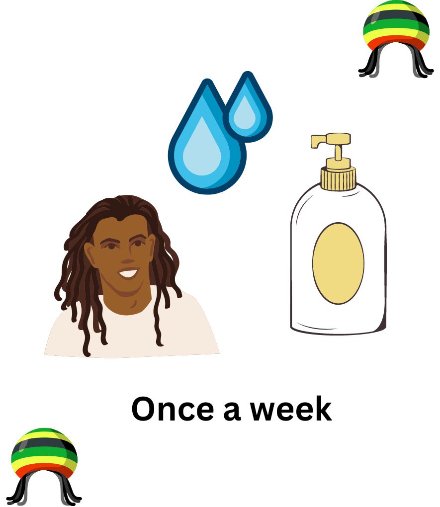 can you wash your dreadlocks everyday - not recommended stick to once per week schedule