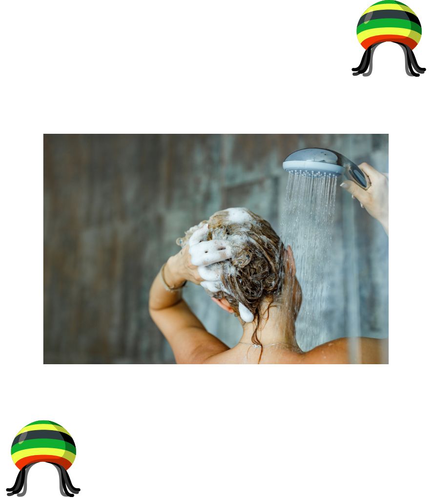 y you can wash dreadlocks with shampoo - it keeps hair follicles clean